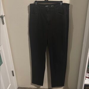 Old Navy Black Straight Jeans